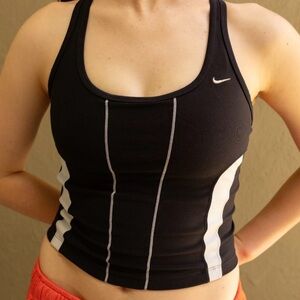 Y2K Black and White Women's Athletic Top